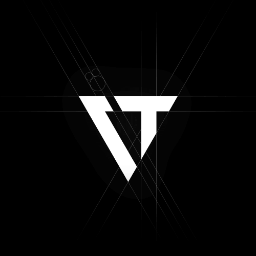 My Vanguard Transfers logo — the VT monogram with construction lines